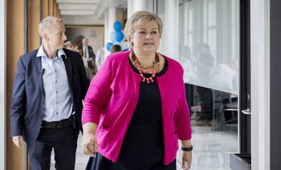Erna åpner for regjering med Venstre og Frp - kan holde KrF utenfor